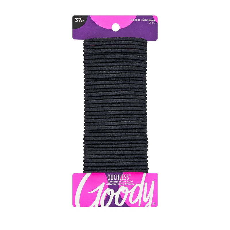 Goody Ouchless Elastics - Black - 37ct