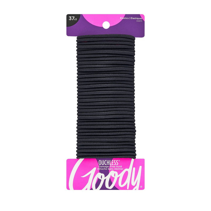 Goody Ouchless Elastics - Black - 37ct