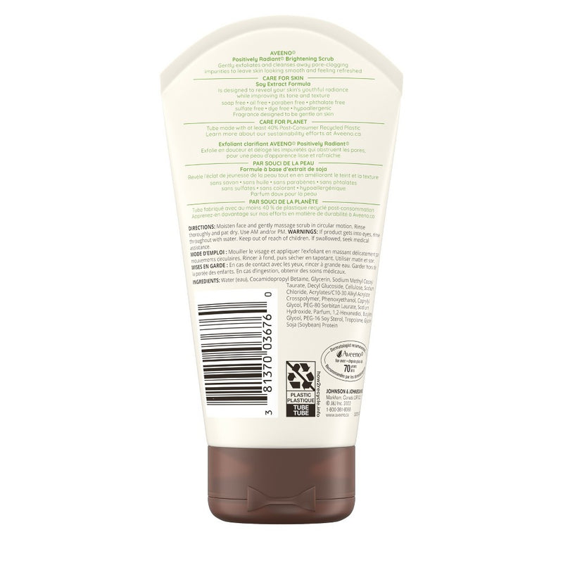Aveeno Positively Radiant Skin Brightening Daily Scrub - Scented - 5oz