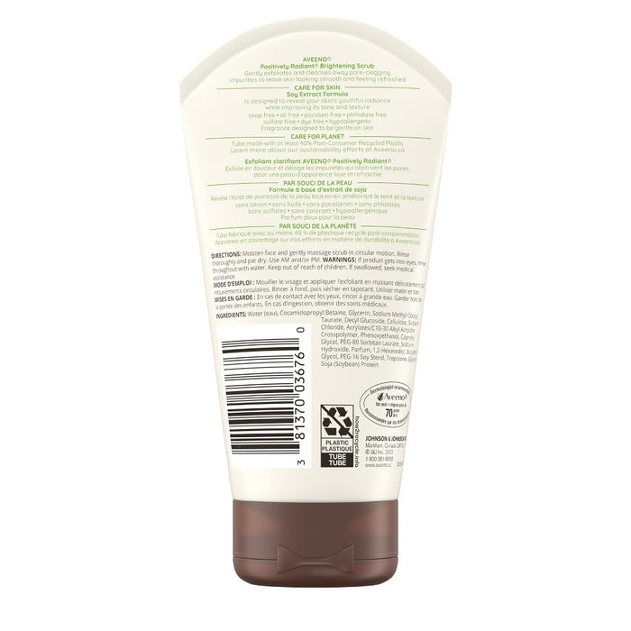 Aveeno Positively Radiant Skin Brightening Daily Scrub - Scented - 5oz