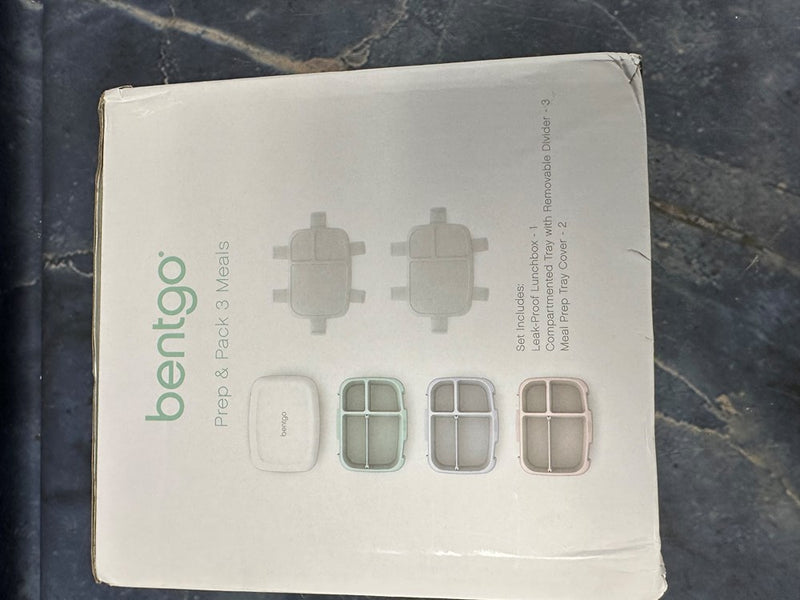 Bentgo Fresh 3pk Reusable 3 Compartment Containers