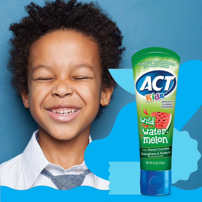 ACT Kids' Wild Watermelon Toothpaste - 4.6oz