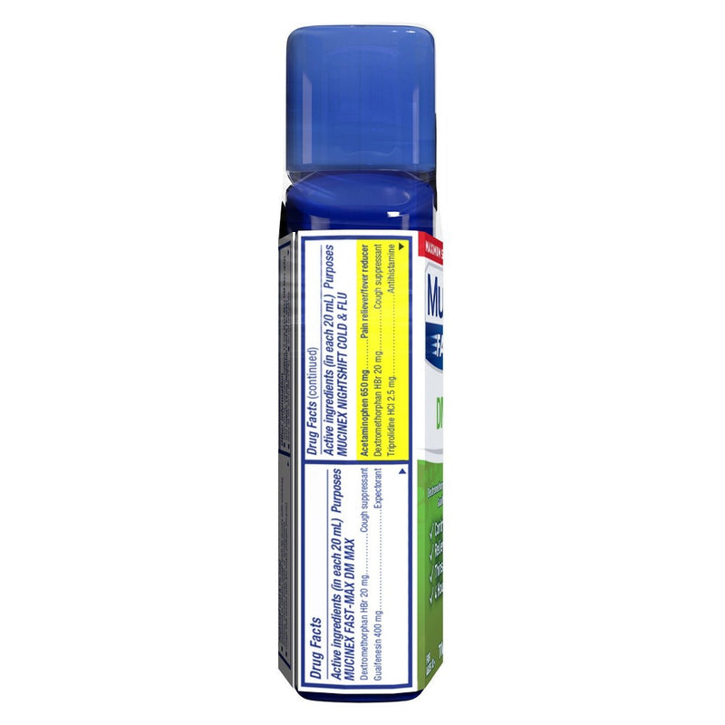Mucinex DM Max Strength Multi-Symptom Medicine - Day & Night - Liquid - 6fl oz/2ct