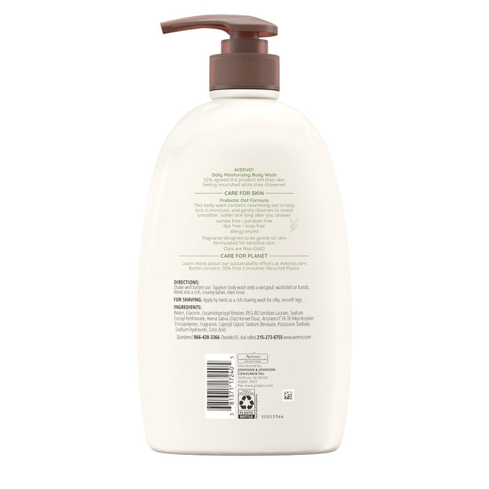 Aveeno Daily Moisturizing Body Wash with Pump - Soothing Oat - 33 fl oz