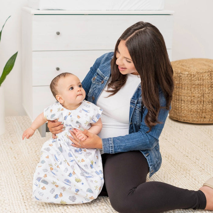 HALO Innovations 100% Cotton Sleepsack Wearable Blanket - M - Great Barrier Reef