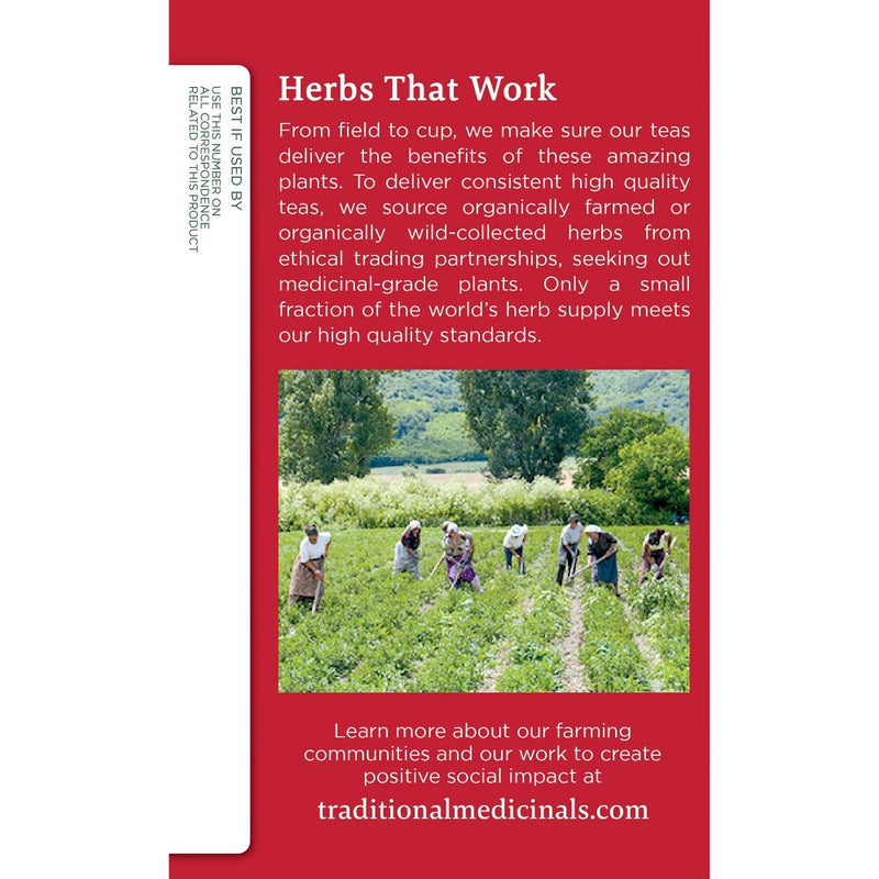 Traditional Medicinals Organic Throat Coat Lemon Echinacea Herbal Tea - 16ct