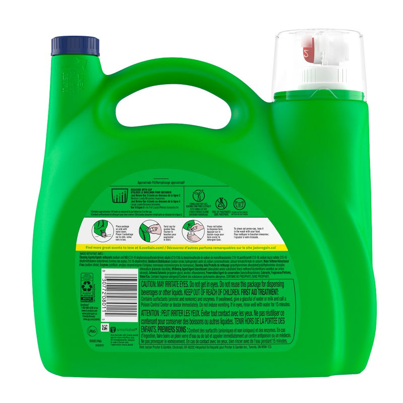 Gain Liquid Oxi Waterfall Laundry Detergent - 184 fl oz