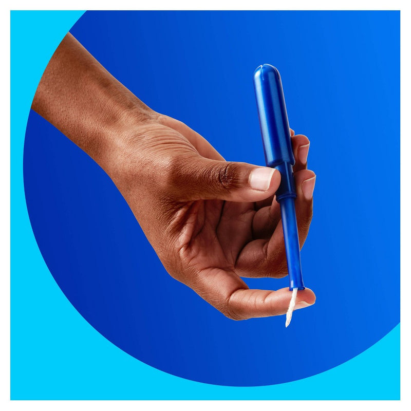 Tampax Pearl Tampons Trio Pack with Plastic Applicator and LeakGuard Braid - Light/Regular/Super Absorbency - Unscented - 64ct