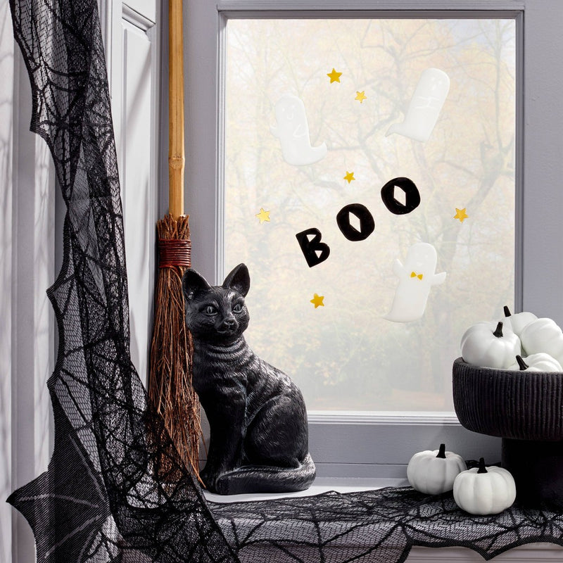 8ct Painted Pumpkins Warm White Halloween Decorative Sculpture Set - Hyde & EEK! Boutique™