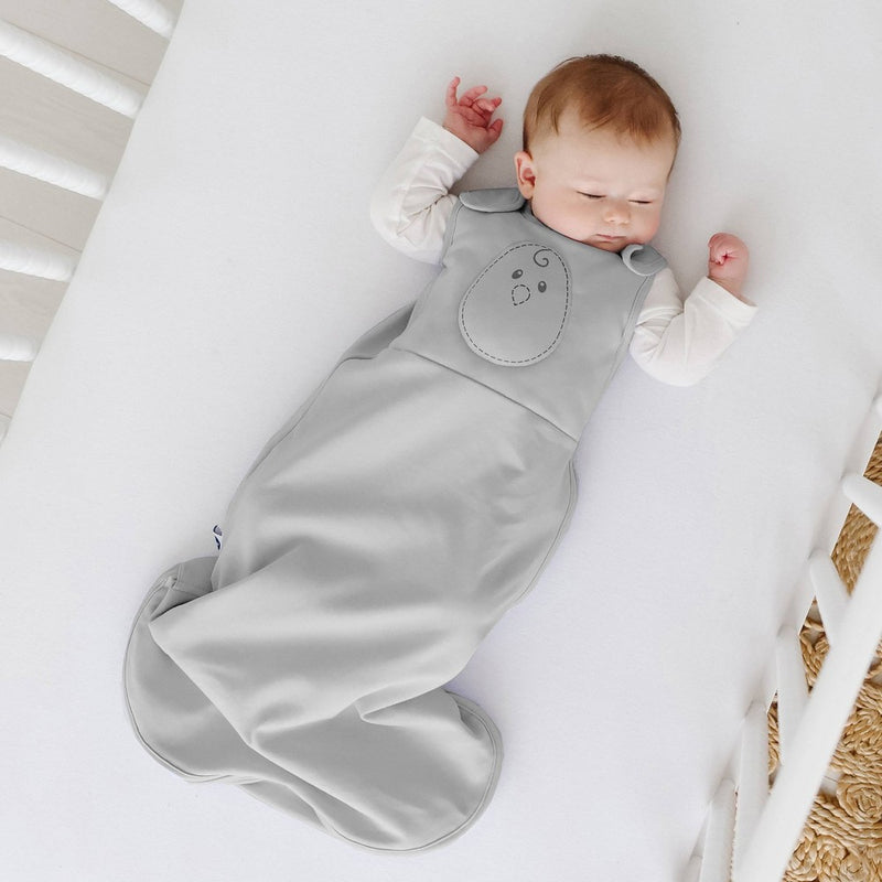 Nested Bean Zen Sack - Gently Weighted Wearable Blanket - Gray Mist - 6-15 Months