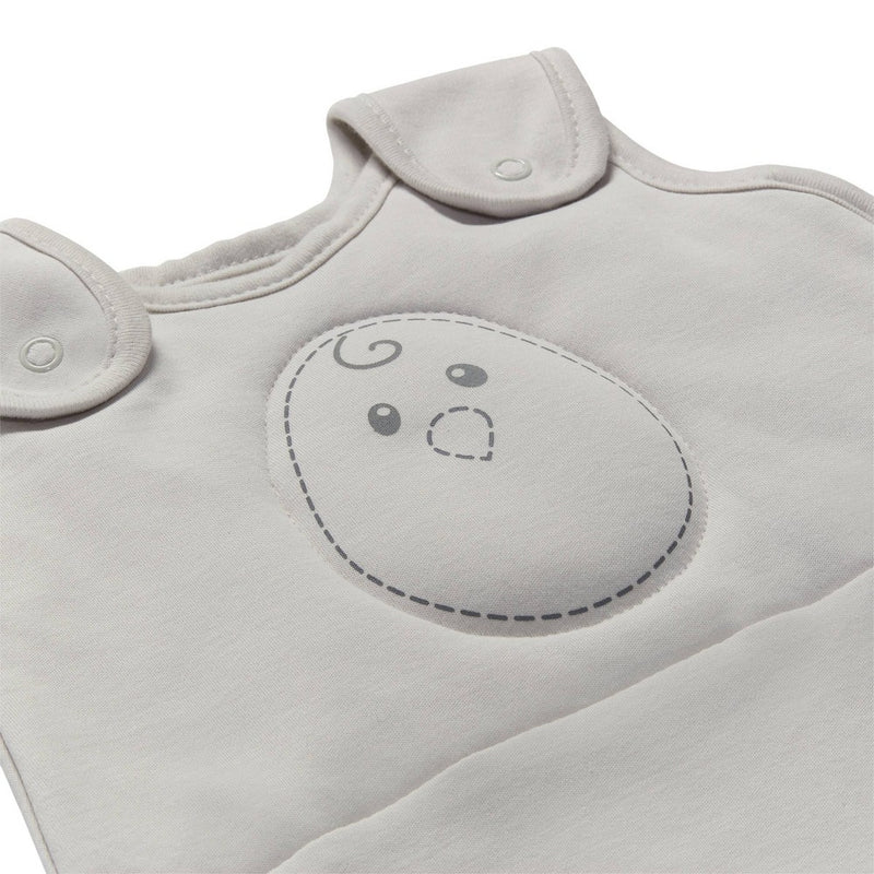 Nested Bean Zen Sack - Gently Weighted Wearable Blanket - Gray Mist - 6-15 Months