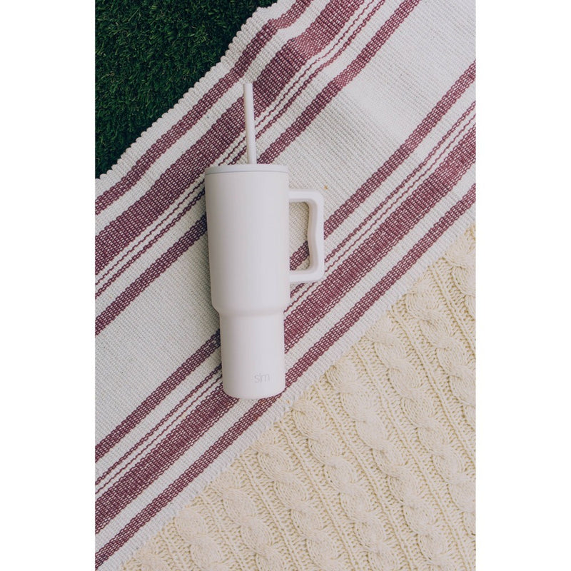 Simple Modern Trek 40oz Stainless Steel Lidded Tumbler - Almond Birch