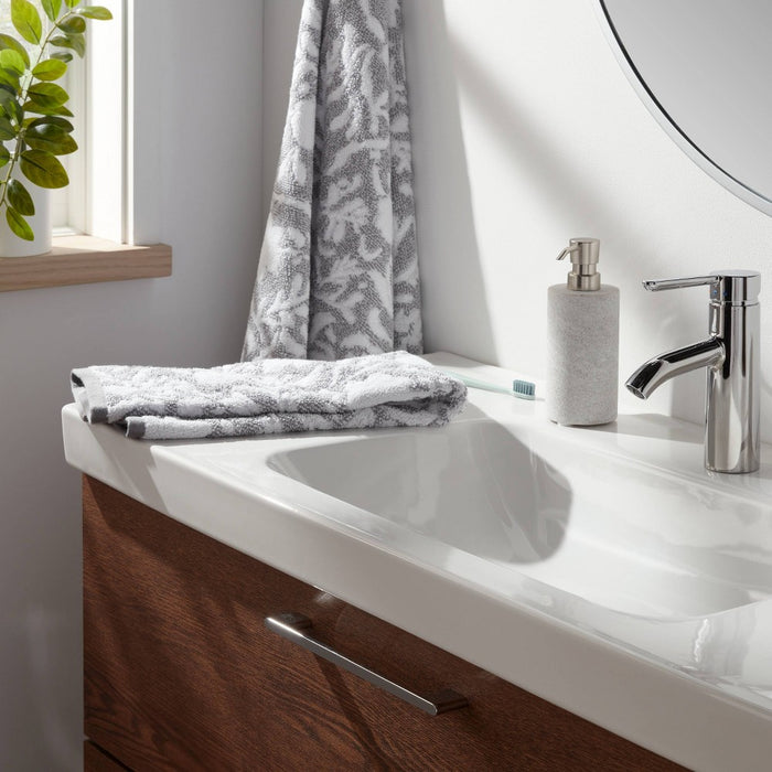 Performance Plus Hand Towel Gray Floral - Threshold™