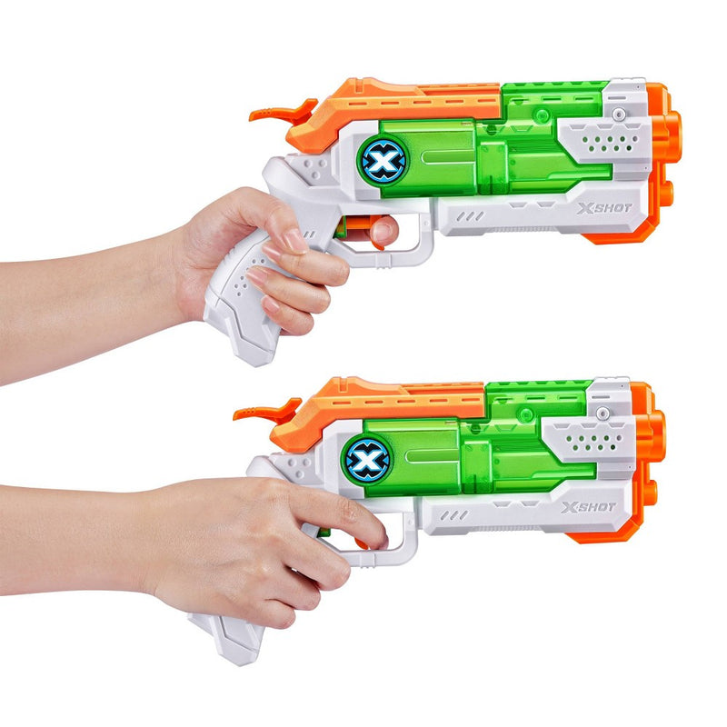 X-Shot Water Fast-Fill Micro Water Blaster Toy 2pk by ZURU - S