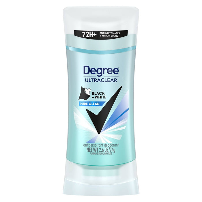Degree Ultraclear Black + White Pure Clean 72-Hour Antiperspirant & Deodorant - 2.6oz