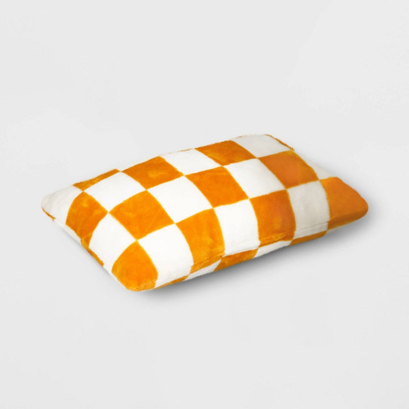Checkerboard Lumbar Throw Pillow Yellow - Room Essentials™
