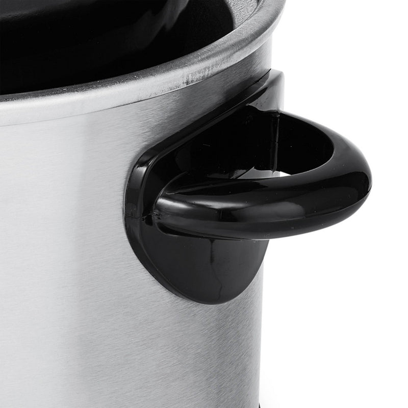KitchenSmith by Bella 6qt Manual Slow Cooker - Stainless Steel