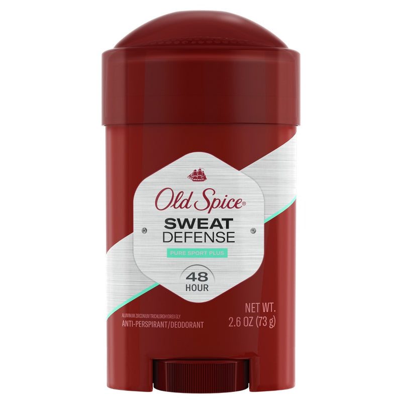 Old Spice Hardest Working Collection Sweat Defense Antiperspirant & Deodorant Pure Sport Plus Twin Pack - 2.6oz