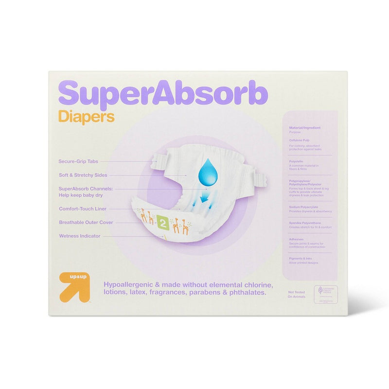 Disposable Diapers Giant Pack - Size 2 - 162ct - up & up™
