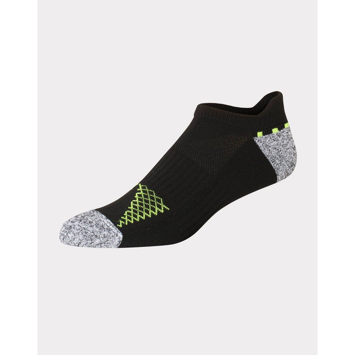 Hanes Premium Men's Performance Filament Heel Shield Low Cut Socks 6pk - Black 6-12