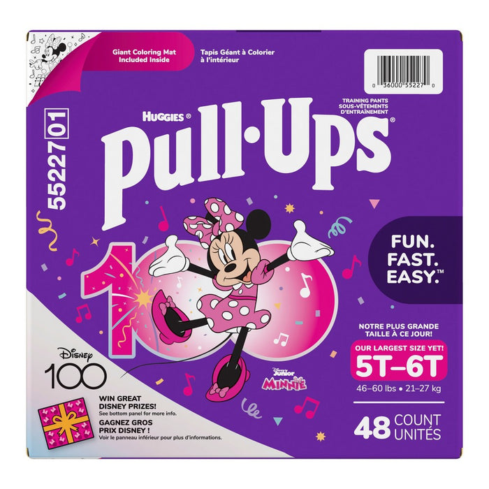 Pull-Ups Girls' Learning Designs Training Pants Giga Pack - Size 5T-6T - 48ct