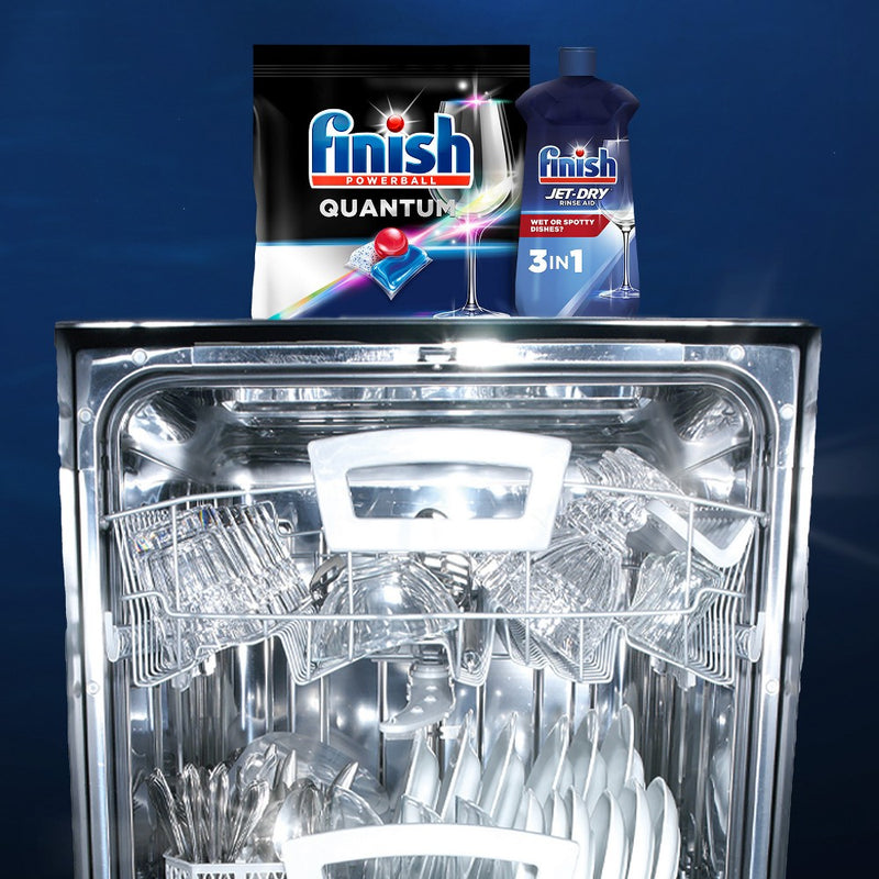 Finish Quantum Ultimate Clean & Shine Dishwasher Detergent Tablets - 22ct