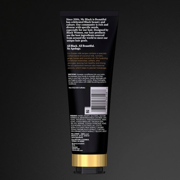 My Black is Beautiful Sulfate-Free Fortifying Conditioner with Golden Milk for Curly Hair - 8.4 fl oz