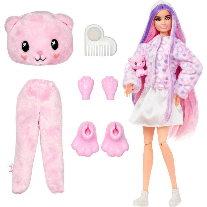 Barbie Cutie Reveal Cozy Cute Tees Series Teddy Bear Doll