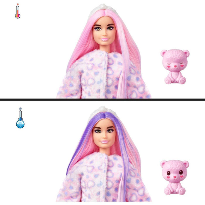 Barbie Cutie Reveal Cozy Cute Tees Series Teddy Bear Doll