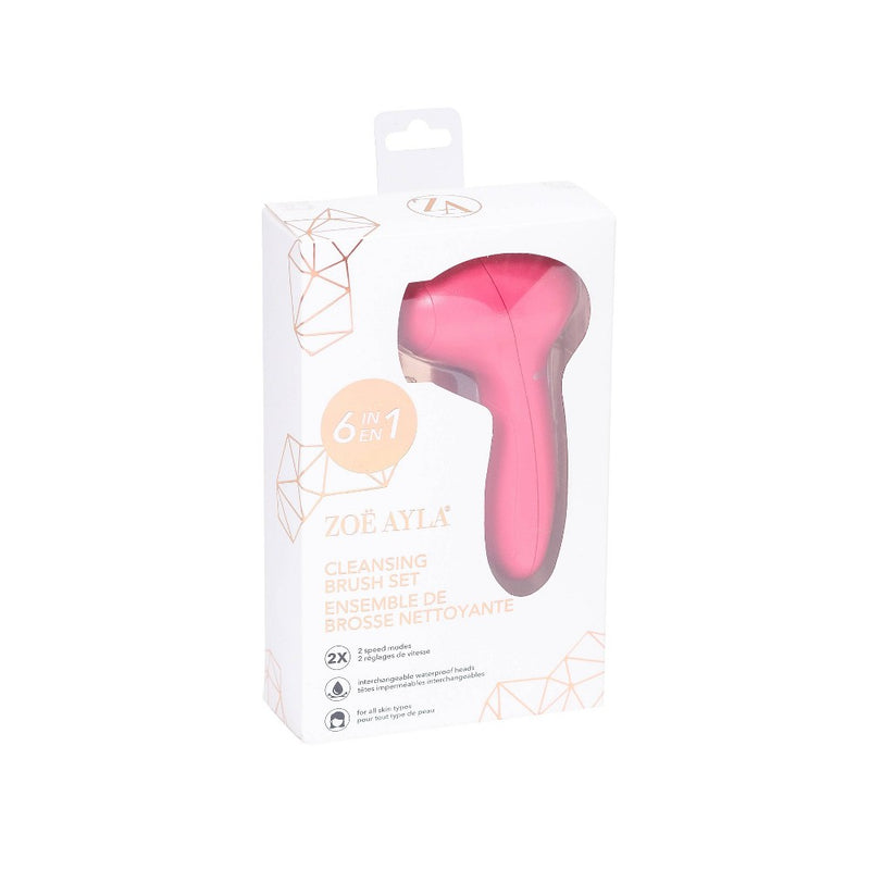 Zoe Ayla 6 IN 1 Electric Facial Cleansing Set - 7ct