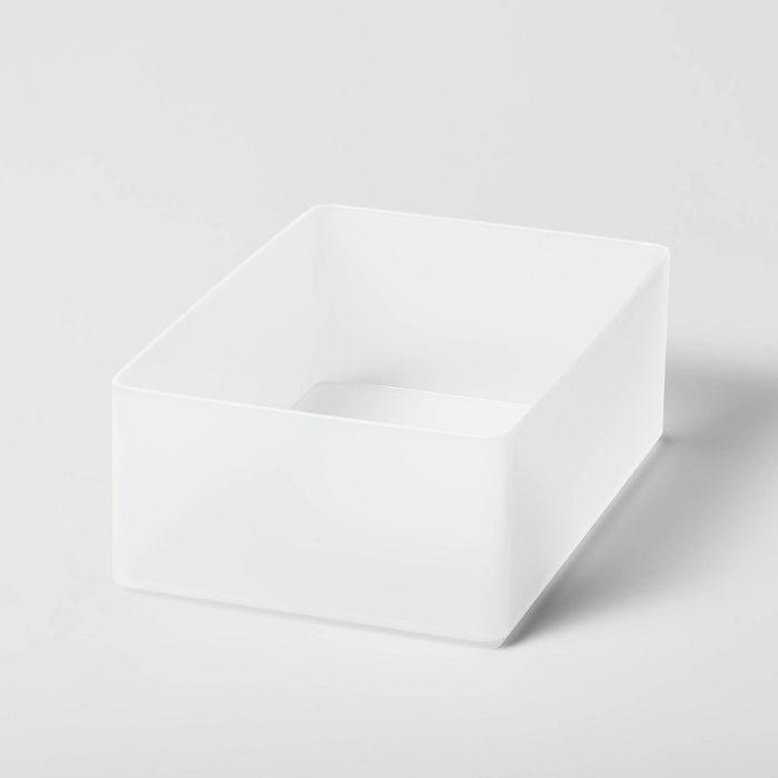 Large Plastic Bathroom Tray Clear - Brightroom™