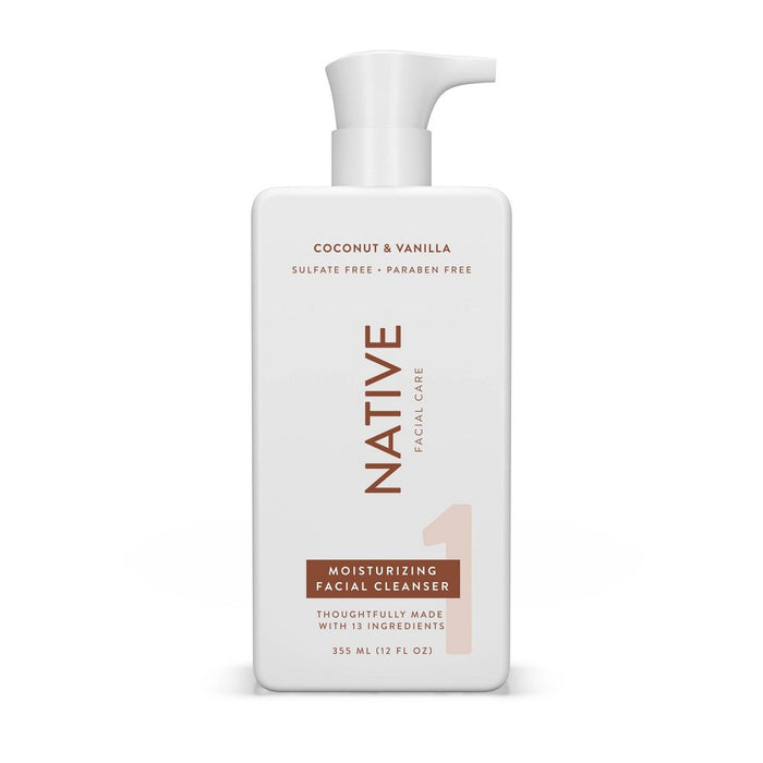 Native Face Wash Moisturizing Coconut and Vanilla with Niacinamide - 12 fl oz