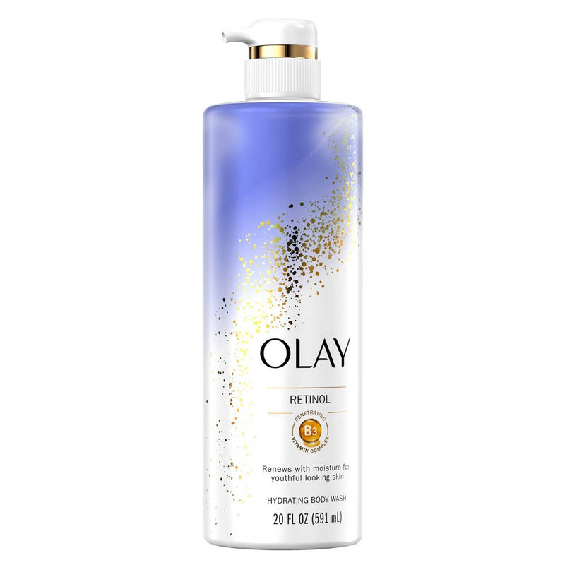 Olay Cleansing & Renewing Nighttime Body Wash with Vitamin B3 and Retinol - Scented - 20 fl oz