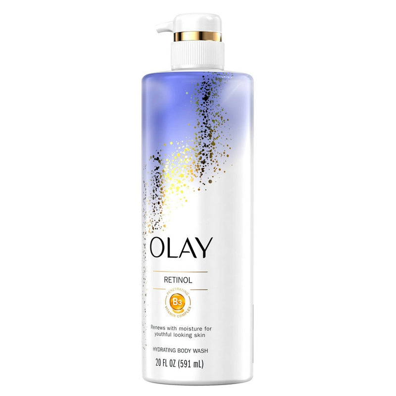 Olay Cleansing & Renewing Nighttime Body Wash with Vitamin B3 and Retinol - Scented - 20 fl oz