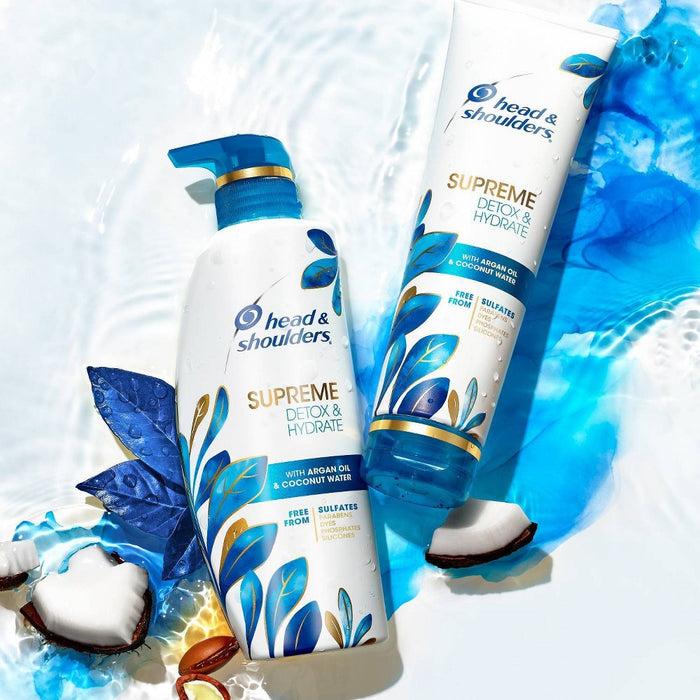 Head & Shoulders Supreme Sulfate Free Detox & Hydrate Shampoo - 11.8oz