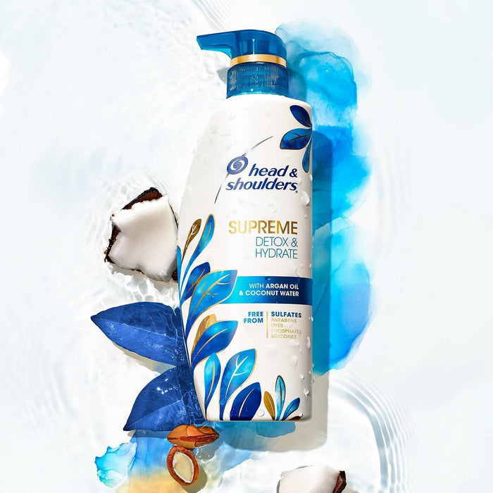 Head & Shoulders Supreme Sulfate Free Detox & Hydrate Shampoo - 11.8oz