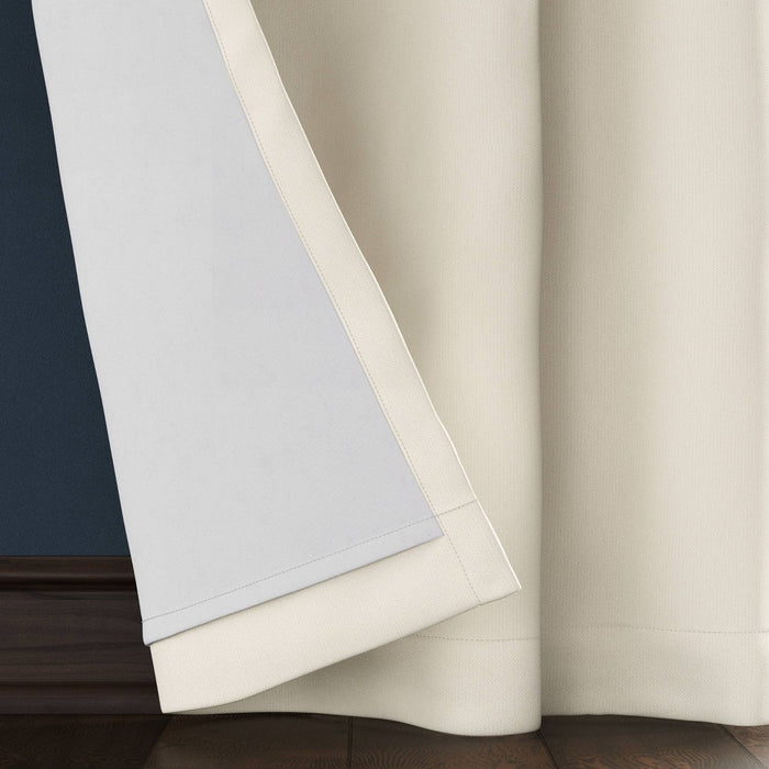 84"x50" Ashville Blackout Window Curtain Panel Cream - Threshold™