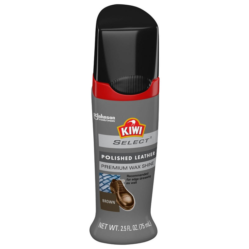 KIWI Select Premium Wax Shine - Brown 2.5oz
