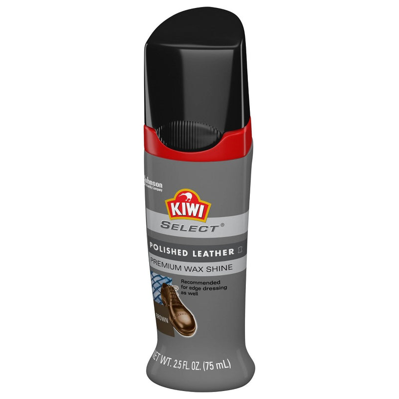 KIWI Select Premium Wax Shine - Brown 2.5oz