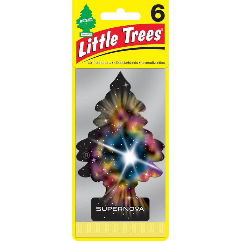 Little Trees 6pk Supernova Air Fresheners