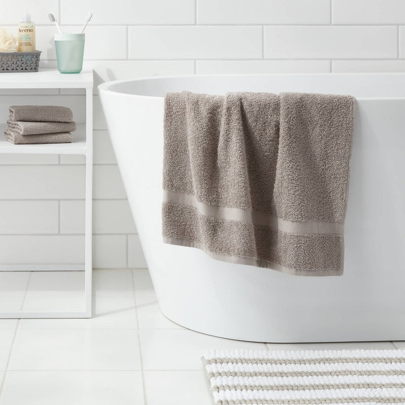 Bath Towel Light Gray - Room Essentials™