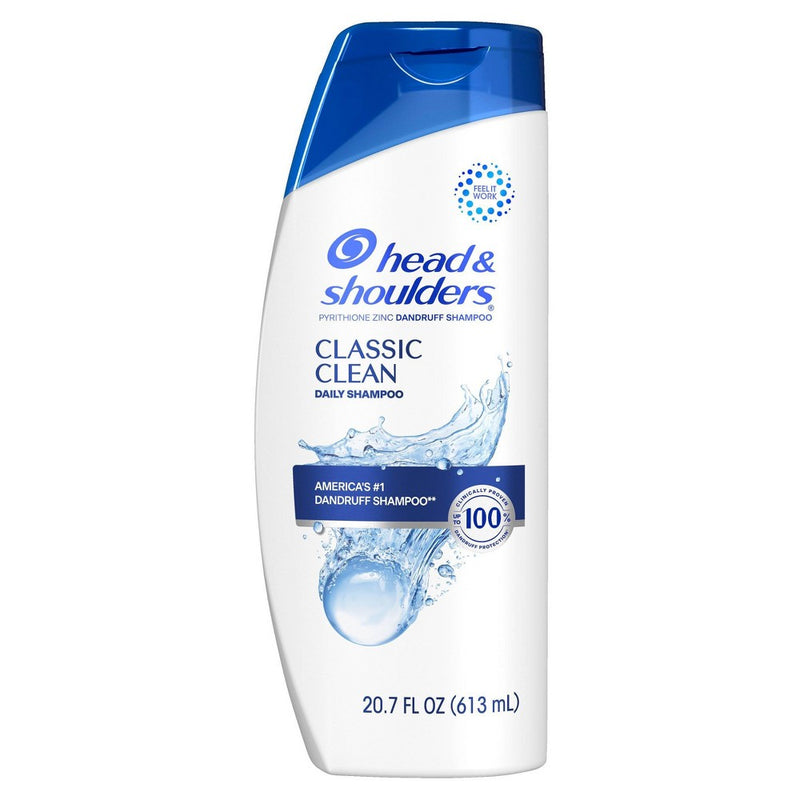 Head & Shoulders Classic Clean for Daily Use, Anti-Dandruff Treatment, Paraben-Free Shampoo - 20.7 fl oz