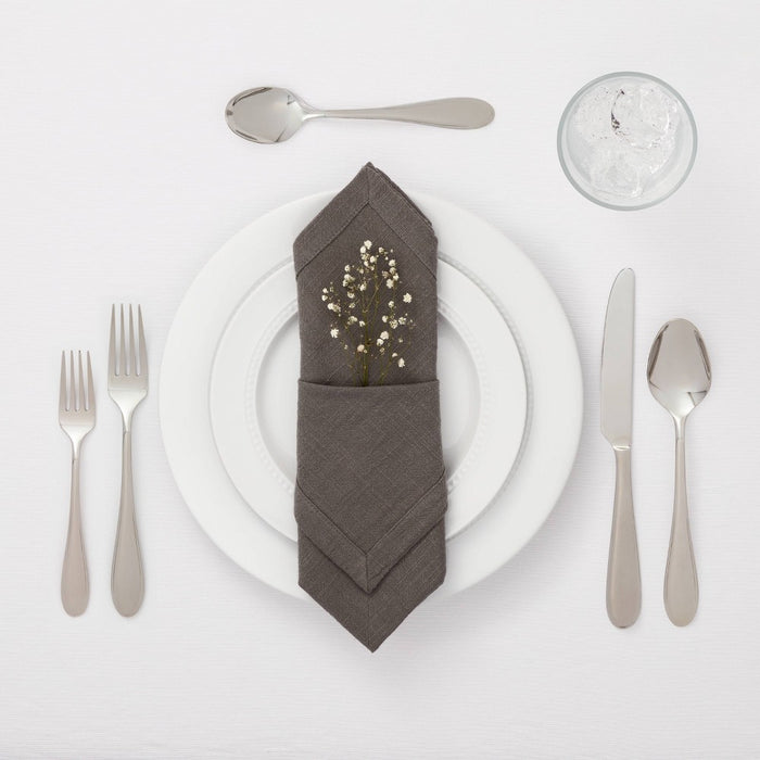 20pc Luxor 18/10 Stainless Steel Flatware Set - Threshold Signature™