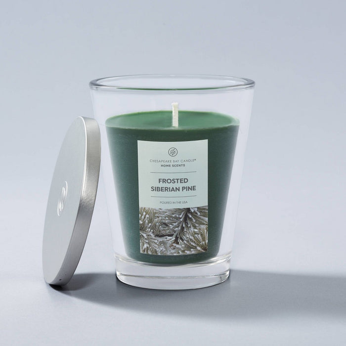 11.5oz Glass Jar Frosted Siberian Pine Candle - Home Scents