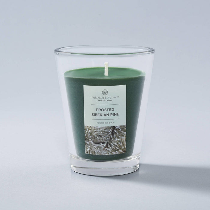 11.5oz Glass Jar Frosted Siberian Pine Candle - Home Scents