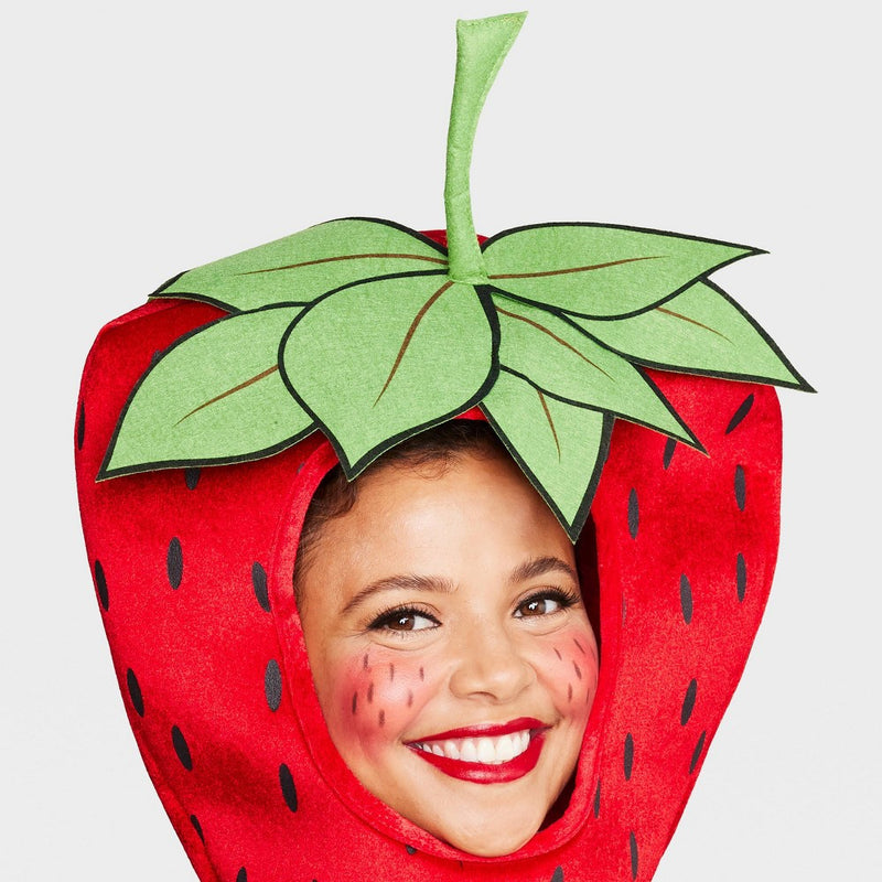 Adult Strawberry Halloween Costume Mask - Hyde & EEK! Boutique