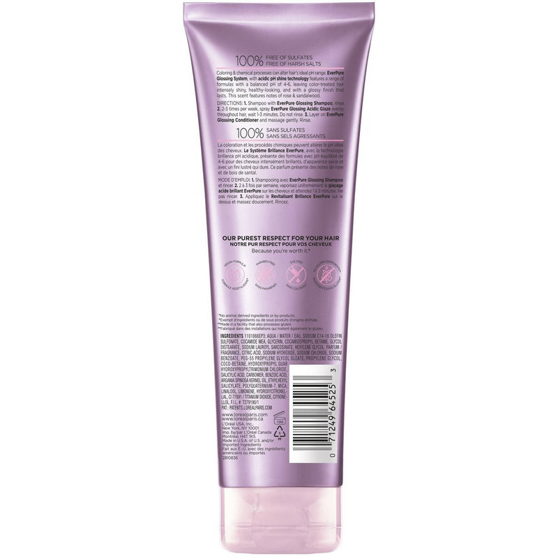 L'Oreal Paris EverPure Sulfate-Free pH Balanced Glossing Shampoo - 8.5 fl oz
