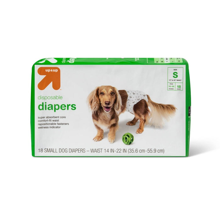 Dog Diapers - 18ct - S - up & up