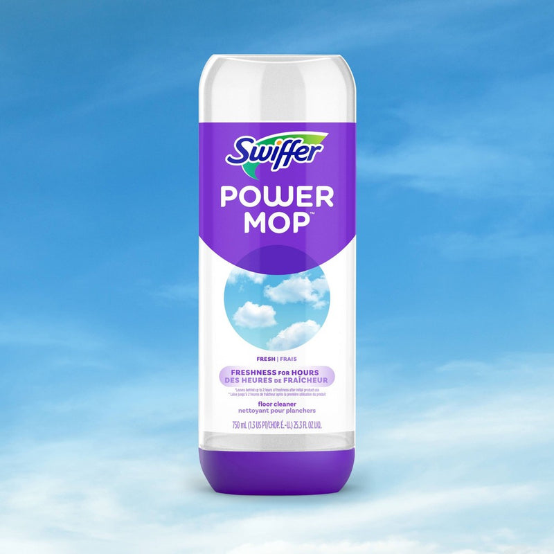 Swiffer Fresh Power Mop Floor Cleaning Solution - 2ct