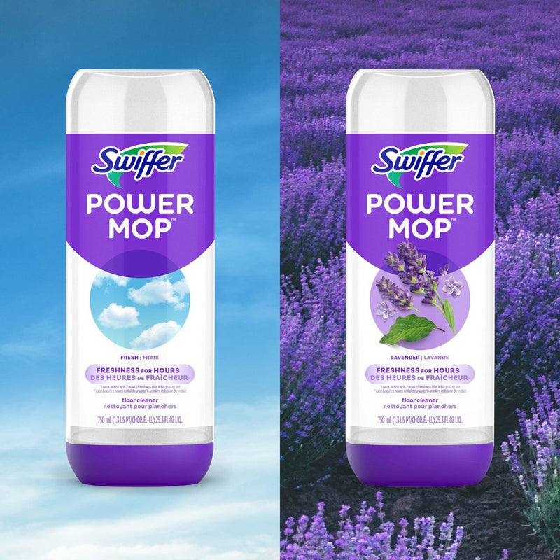 Swiffer Fresh Power Mop Floor Cleaning Solution - 2ct